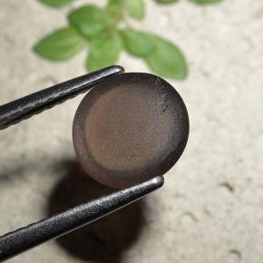 Cat's Eye Scapolite طبيعي بلون بني، وزن ‎1.80‎ قيراط، شكل دائري، مقاس ‎7.84‎ مم