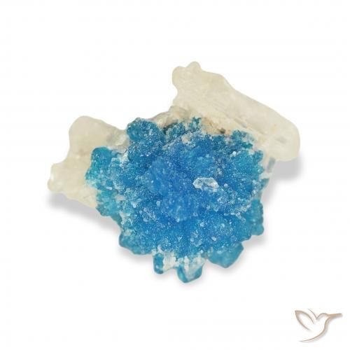 2.03ct طبيعي أزرق سماوى كهربائى كافانسيت, فانسى, غير شفاف