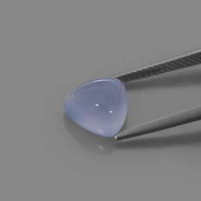 كالسيدوني أزرق لافندر طبيعي، شفاف، 3.22 قيراط، شفاف / نصف شفاف