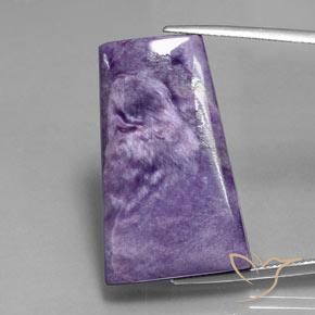 39.47ct طبيعي بنفسجى غامق شارويت, باجيت, غير شفاف