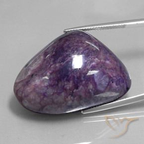 91.73ct طبيعي بنفسجى غامق متوسك شارويت, فانسى, غير شفاف