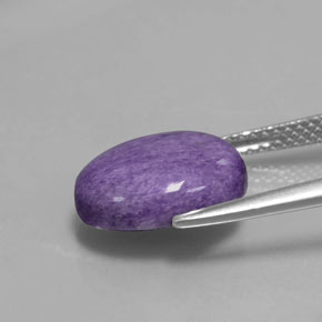 شارويت البنفسجي طبيعي، قصة بيضاوى، 3.76 قيراط، غير شفاف