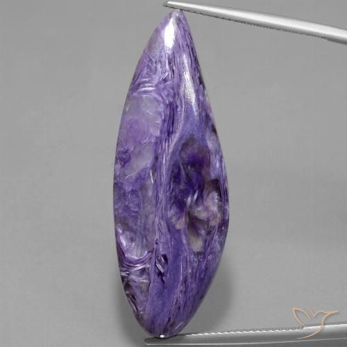 36.05ct طبيعي بنفسجى داكن-متوسط شارويت, ماركيز, غير شفاف