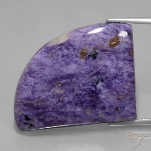 43.72ct طبيعي بنفسجى غامق شارويت, فانسى, غير شفاف