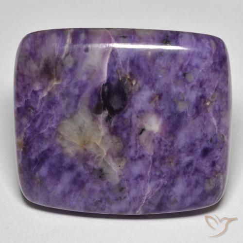 50.09ct طبيعي بنفسجى غامق شارويت, وسادة, غير شفاف