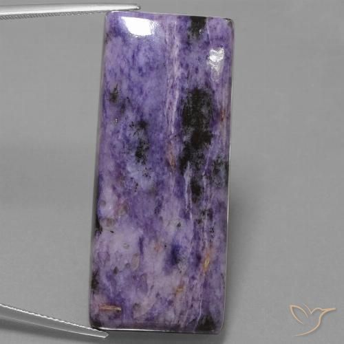 58.04ct طبيعي بنفسجى غامق شارويت, باجيت, غير شفاف