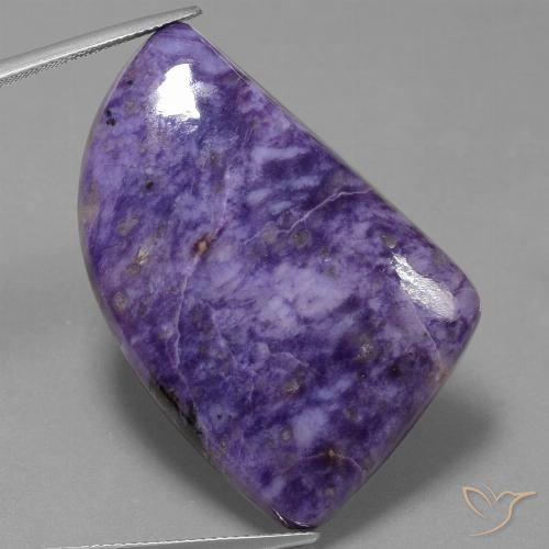 48.40ct طبيعي بنفسجى متوسط شارويت, فانسى, غير شفاف