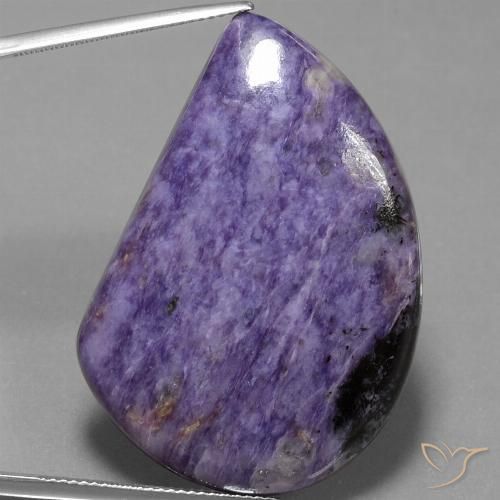 53.78ct طبيعي بنفسجى متوسط شارويت, فانسى, غير شفاف