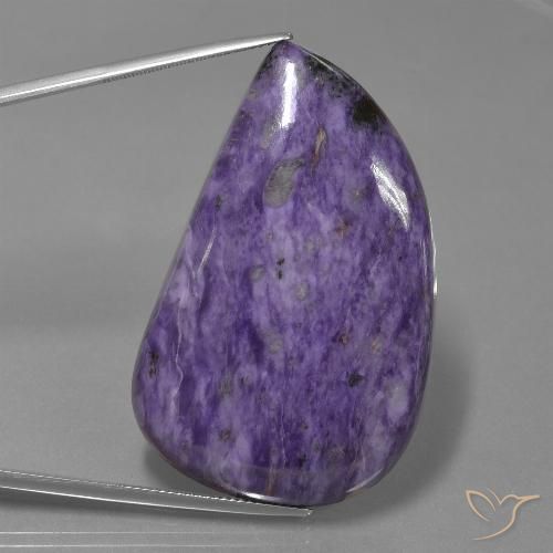 78.03ct طبيعي بنفسجى داكن شارويت, فانسى, غير شفاف