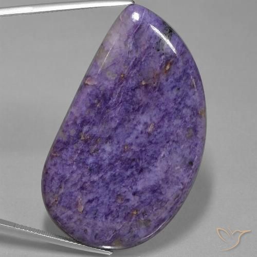73.19ct طبيعي بنفسجى غامق شارويت, فانسى, غير شفاف