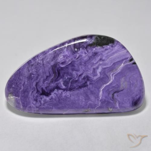 44.32ct طبيعي بنفسجى متوسط شارويت, فانسى, غير شفاف