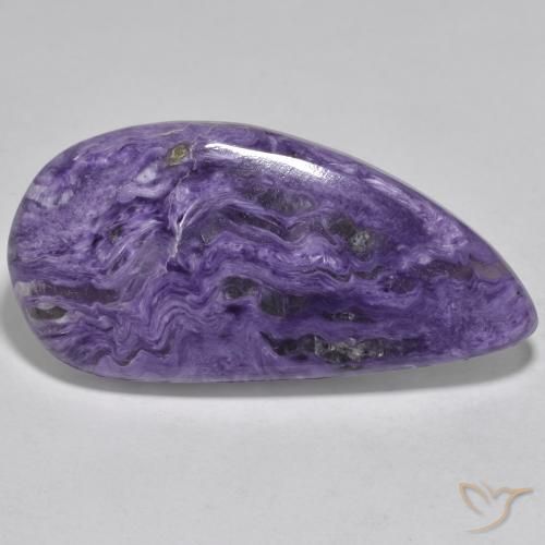 48.18ct طبيعي بنفسجى متوسط شارويت, فانسى, غير شفاف