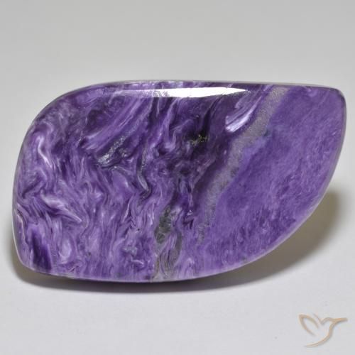 45.93ct طبيعي بنفسجى غامق شارويت, فانسى, غير شفاف
