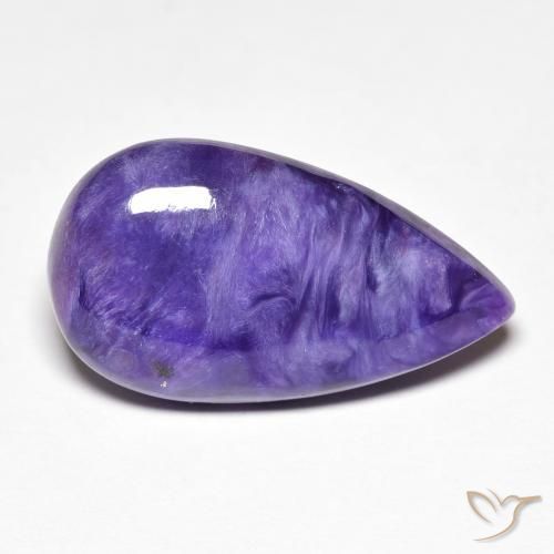 شارويت Medium Dark-Violet طبيعي، شكل الكمثرى، 10.22 قيراط، غير شفاف