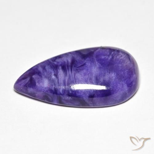 شارويت Medium Dark-Violet طبيعي، شكل الكمثرى، 10.22 قيراط، غير شفاف