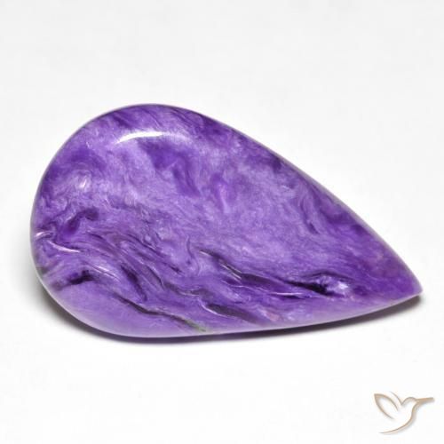 شارويت Medium Dark-Violet طبيعي، شكل الكمثرى، 11.71 قيراط، غير شفاف