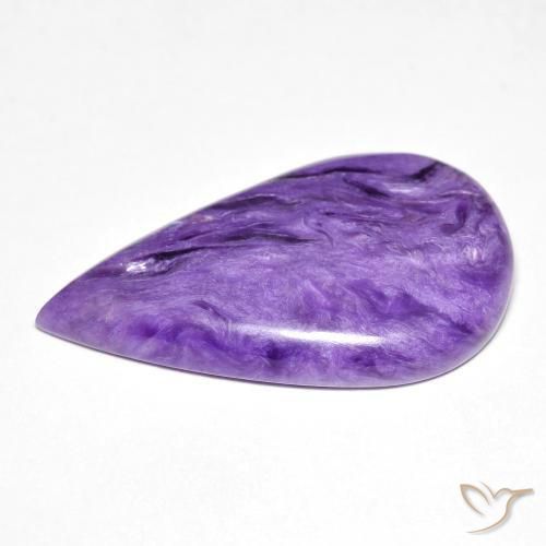 شارويت Medium Dark-Violet طبيعي، شكل الكمثرى، 11.71 قيراط، غير شفاف