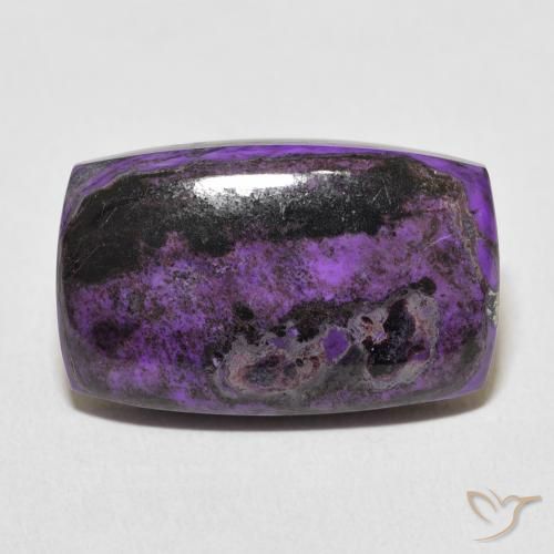 15.40ct طبيعي بنفسجى غامق شارويت, وسادة, غير شفاف