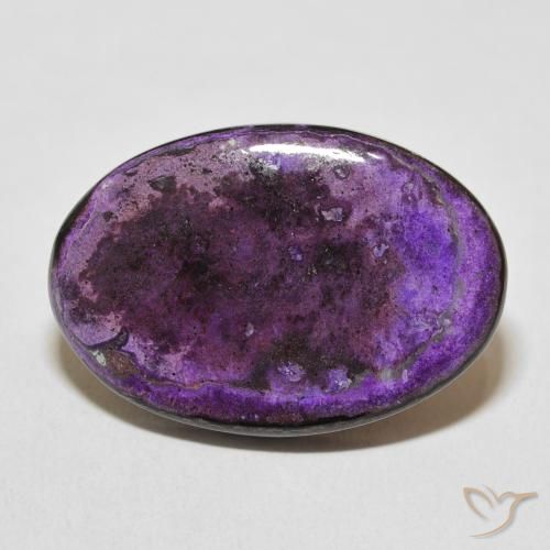 20.25ct طبيعي Medium Dark-Violet شارويت, بيضوي, غير شفاف