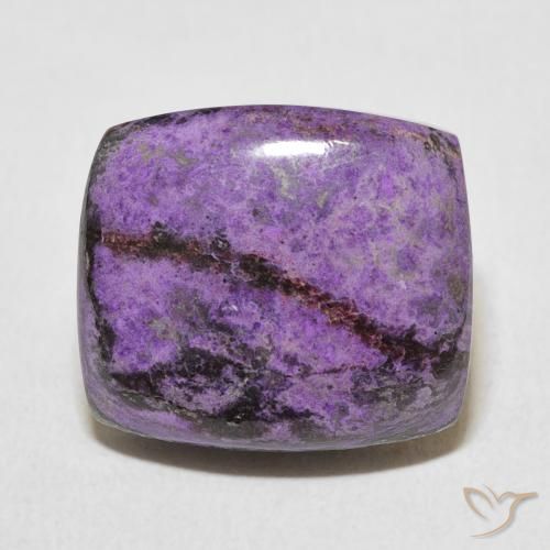 11.21ct طبيعي بنفسجى أرجوانى مخملى شارويت, وسادة, غير شفاف