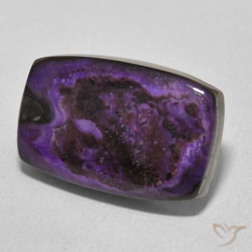 شارويت Medium Dark-Violet طبيعي، وسادة، 13.27 قيراط، غير شفاف