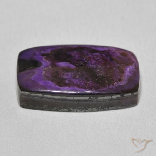 شارويت Medium Dark-Violet طبيعي، وسادة، 13.27 قيراط، غير شفاف