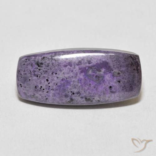 14.48ct طبيعي بنفسجى متوسط شارويت, وسادة, غير شفاف