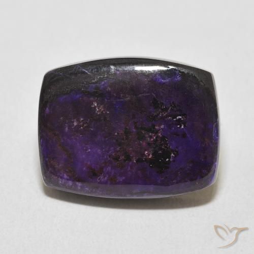 16.25ct طبيعي بنفسجى غامق شارويت, وسادة, غير شفاف