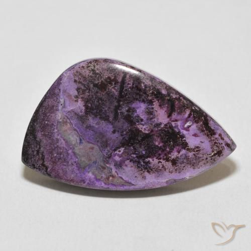 27.82ct طبيعي بنفسجى غامق متوسك شارويت, فانسى, غير شفاف