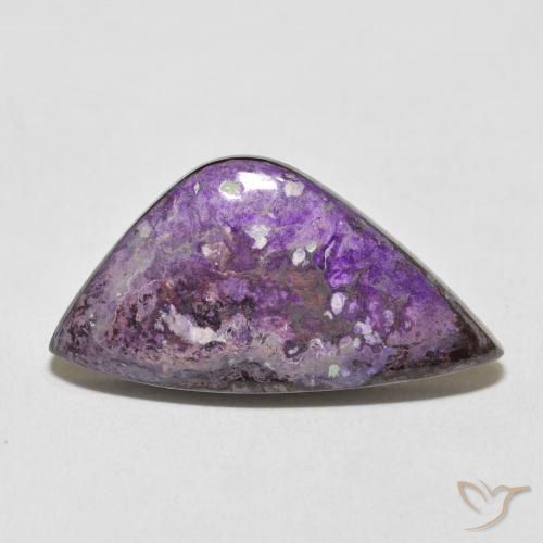 17.16ct طبيعي بنفسجى غامق متوسك شارويت, فانسى, غير شفاف