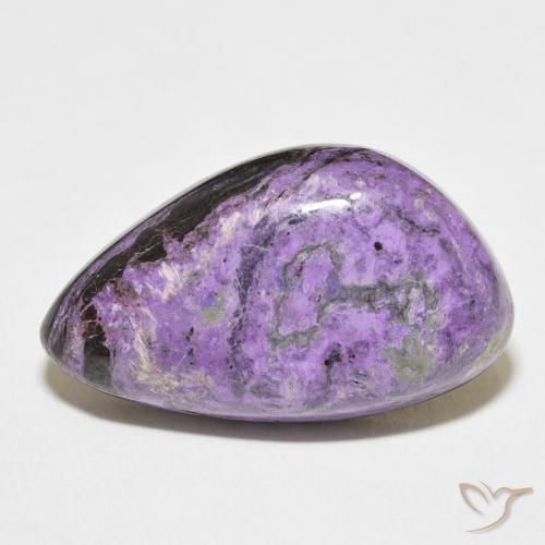 17.22ct طبيعي بنفسجى أرجوانى فاتح شارويت, فانسى, غير شفاف