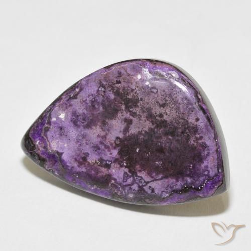 19.52ct طبيعي بنفسجى أرجوانى مخملى شارويت, فانسى, غير شفاف