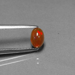 شوكولاتة أوبال متعدد الألوان طبيعي، شفاف، 0.43 قيراط، شفاف / نصف شفاف