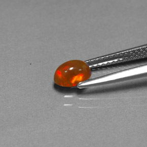 شوكولاتة أوبال متعدد الألوان طبيعي، شفاف، 0.43 قيراط، شفاف / نصف شفاف