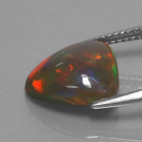 شوكولاتة أوبال متعدد الألوان طبيعي، شكل خيالي، 2.59 قيراط، غير شفاف