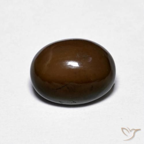 1.16ct طبيعي بنى متوسط شوكولاتة أوبال, بيضوي, غير شفاف