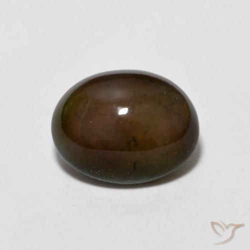 1.20ct طبيعي بنى القرفة شوكولاتة أوبال, بيضوي, غير شفاف