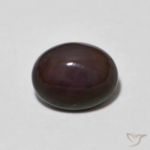 1.22ct طبيعي متعدد الألوان شوكولاتة أوبال, بيضوي, غير شفاف