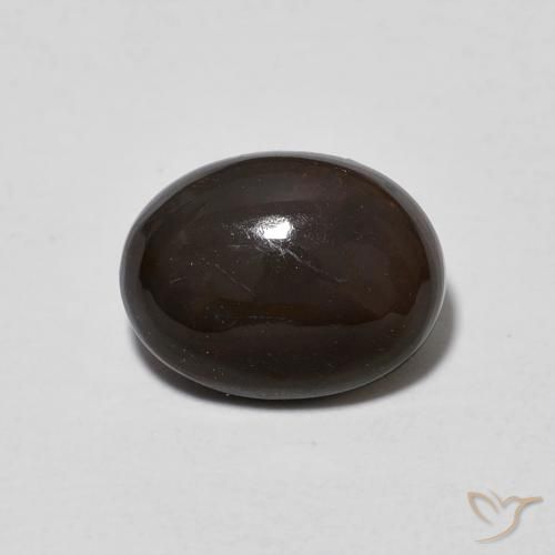 1.20ct طبيعي متعدد الألوان شوكولاتة أوبال, بيضوي, شفاف