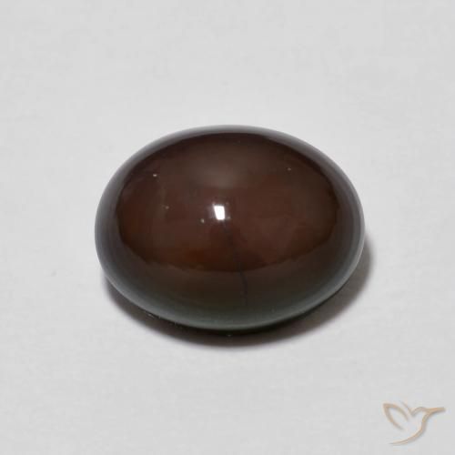1.49ct طبيعي متعدد الألوان شوكولاتة أوبال, بيضوي, غير شفاف