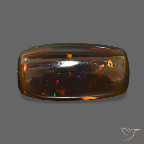 7.39ct متعدد الألوان شوكولاتة أوبال, وسادة, شفاف