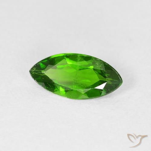 كروم ديوبسيد Medium Dark-Green طبيعي، ماركيز، 0.97 قيراط، VS-SI