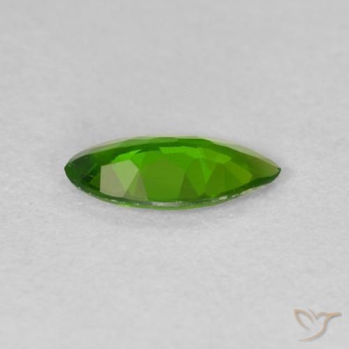 كروم ديوبسيد Medium Dark-Green طبيعي، ماركيز، 0.74 قيراط، قليلا جدا