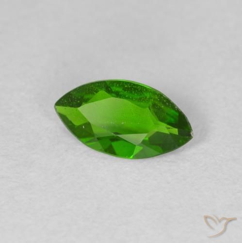 كروم ديوبسيد Medium Dark-Green طبيعي، ماركيز، 0.61 قيراط، قليلا جدا