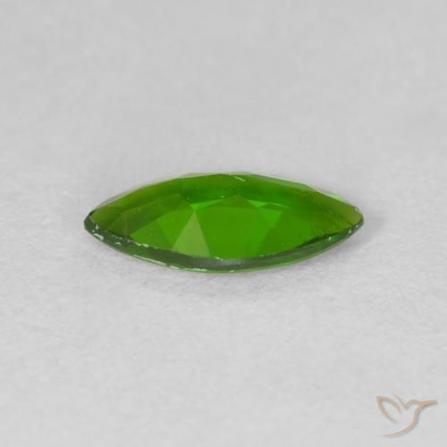 كروم ديوبسيد Medium Dark-Green طبيعي، ماركيز، 0.89 قيراط، قليلا جدا