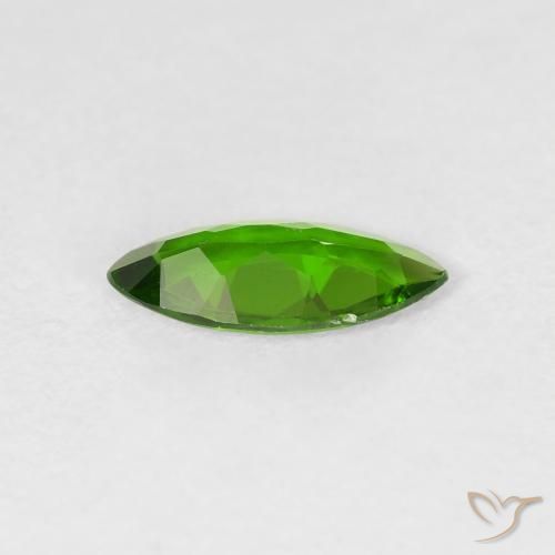 كروم ديوبسيد Medium Dark-Green طبيعي، ماركيز، 0.73 قيراط، قليلا جدا