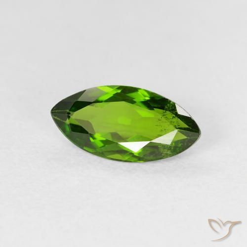 كروم ديوبسيد Medium Dark-Green طبيعي، ماركيز، 1.18 قيراط، VS-SI