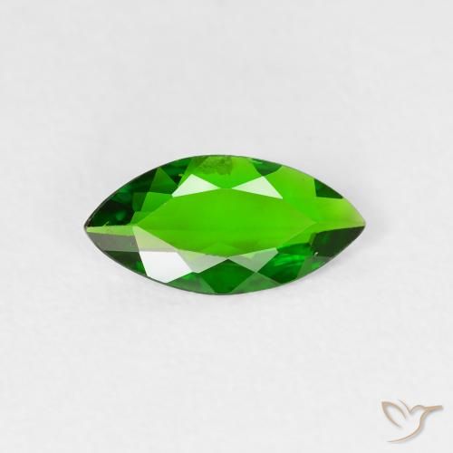 0.70ct طبيعي أخضر كثيف ديوبسيد كروم, ماركيز, VS-SI