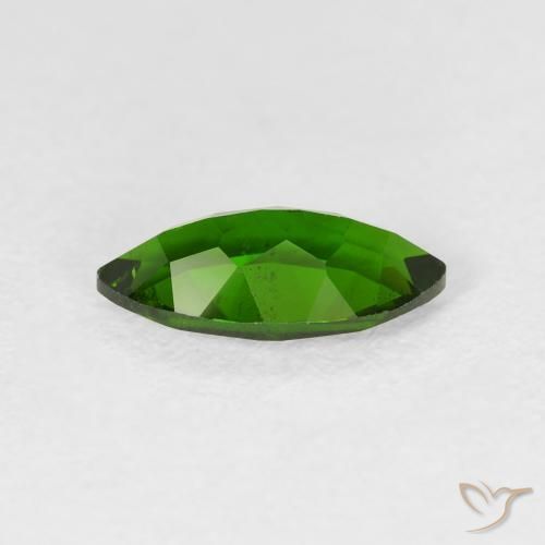 كروم ديوبسيد Medium Dark-Green طبيعي، ماركيز، 1.18 قيراط، VS-SI