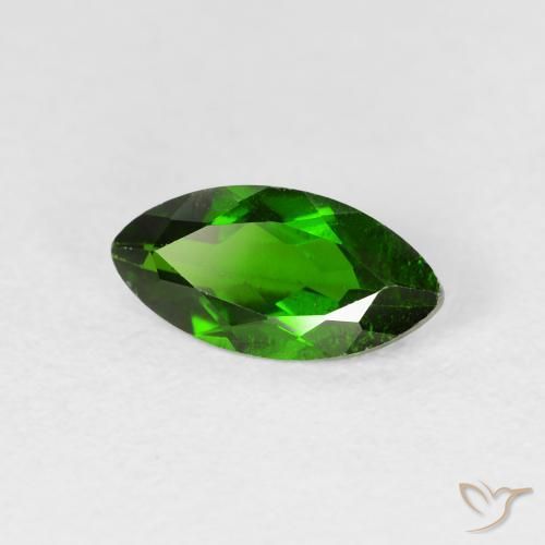 ديوبسيد كروم Medium Dark-Green طبيعي، ماركيز، 1.23 قيراط، VS-SI